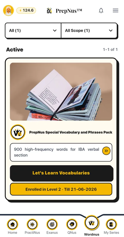 PrepNus WordNus vocabulary pack